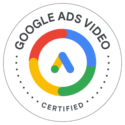 GOOGLE ADS Video certificate for Sparkbox