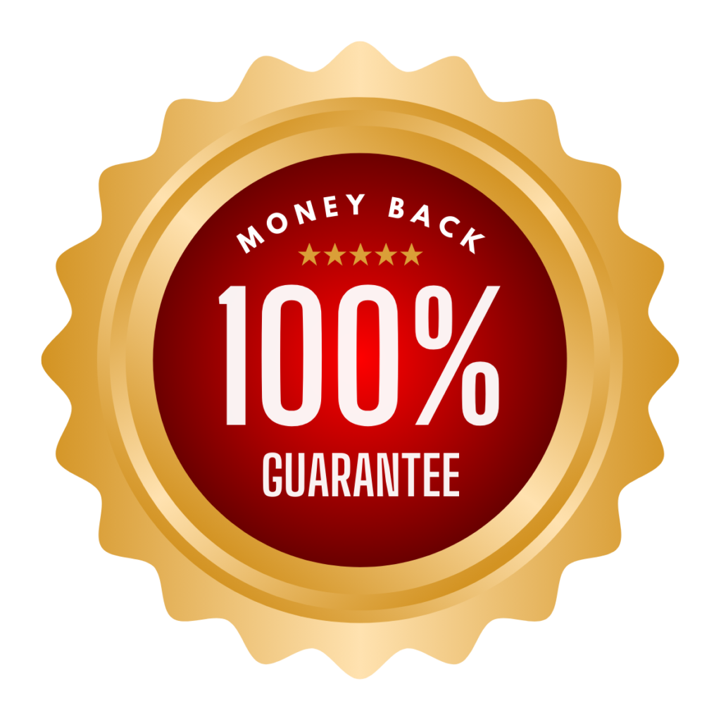 Money Back Guarantee Sticker Sparkbox